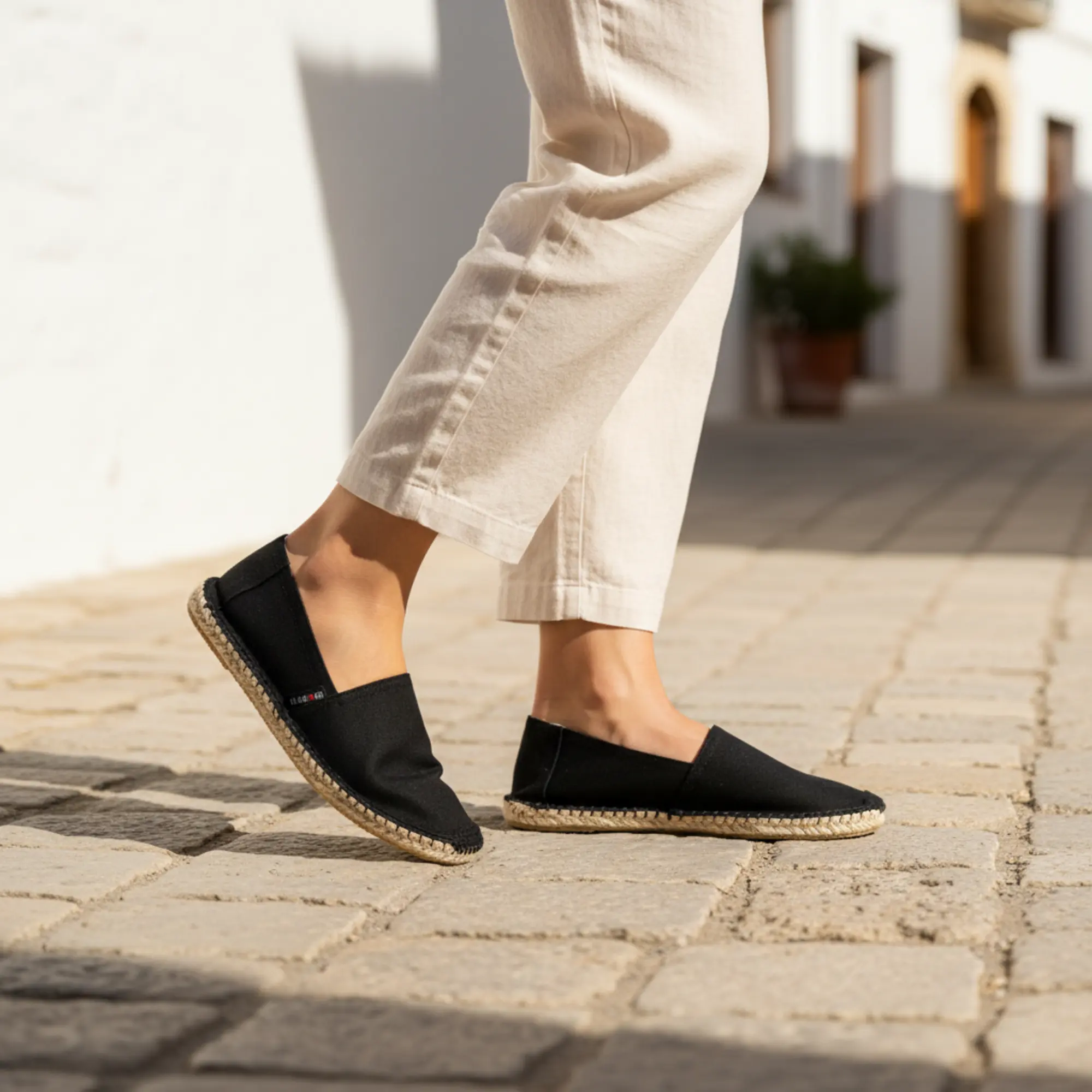 Espadrilles Doubleface Schwarz