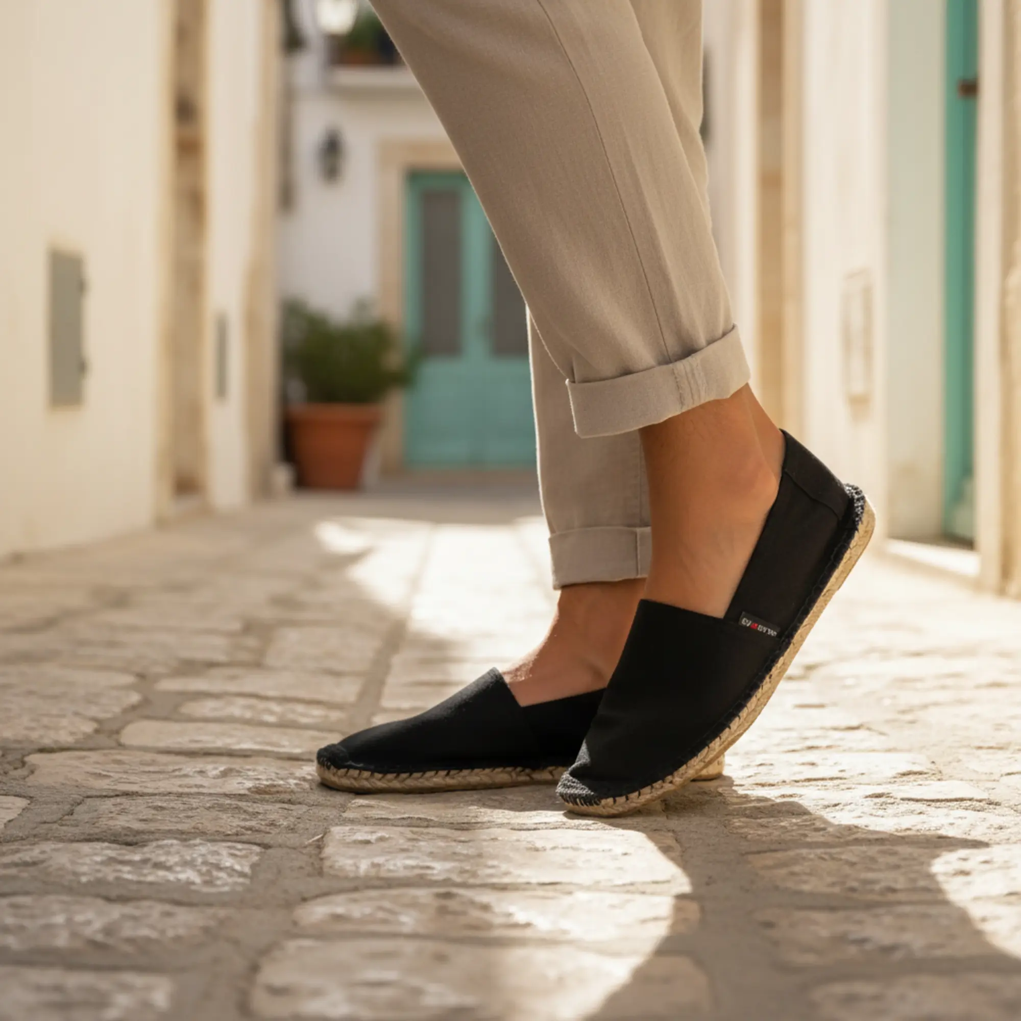 Espadrilles Doubleface Schwarz 36